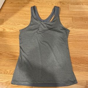 Nike women’s DRI-FIT grey tank top size M